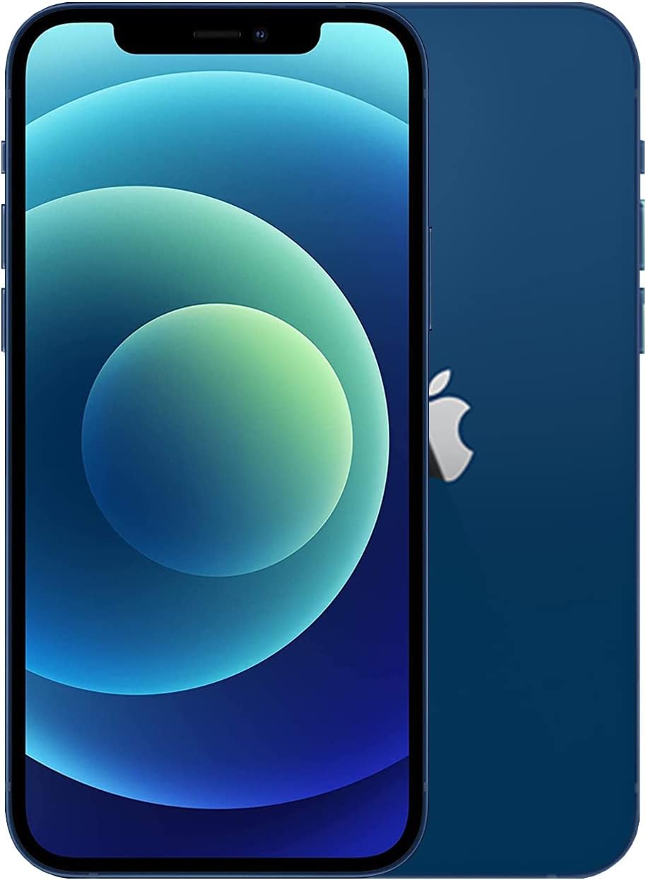 Apple iPhone 12 (128GB, Blue) (Renewed)